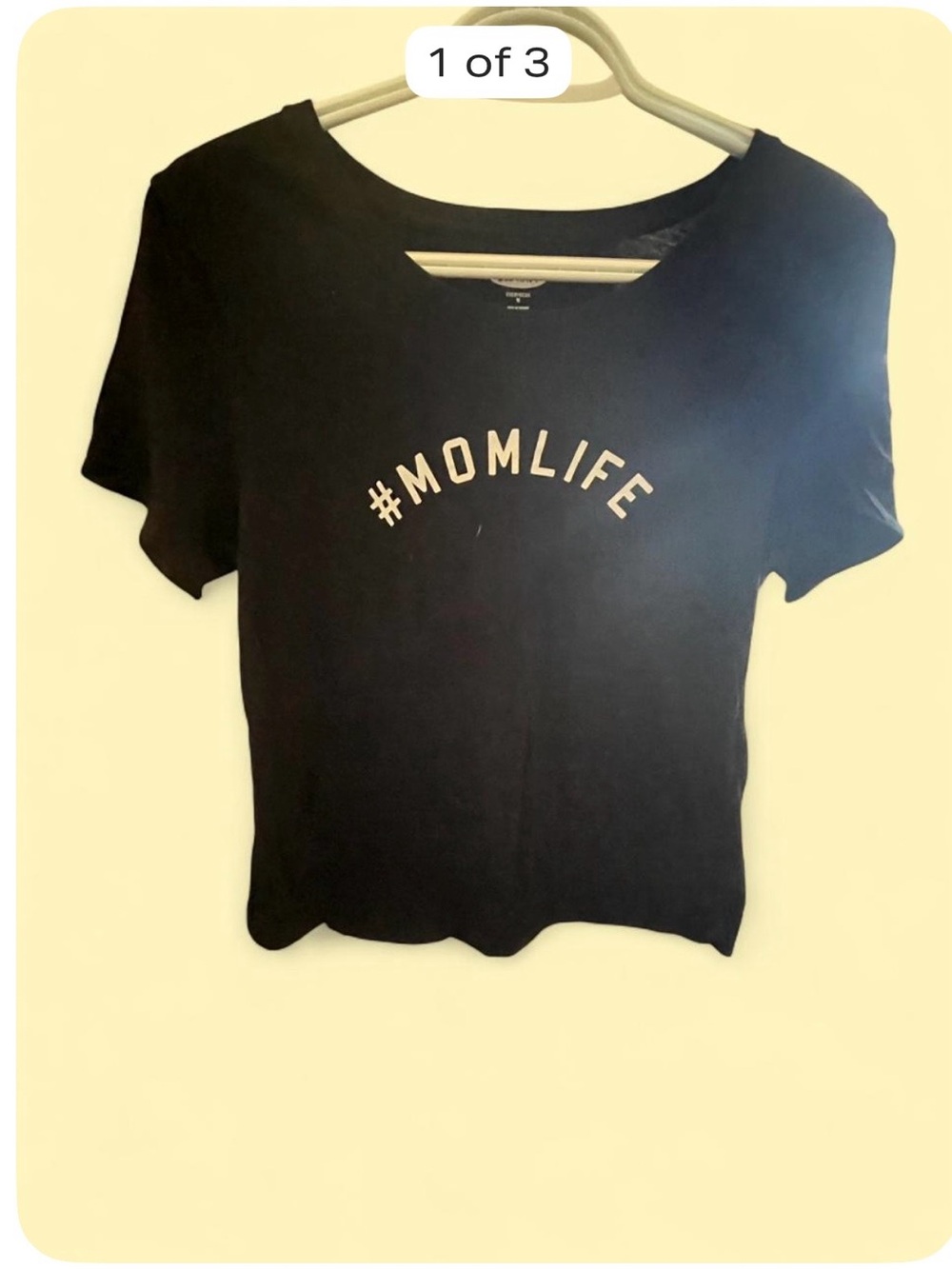 Old Navy Black #MOMLIFE Graphic Tee - Women's
